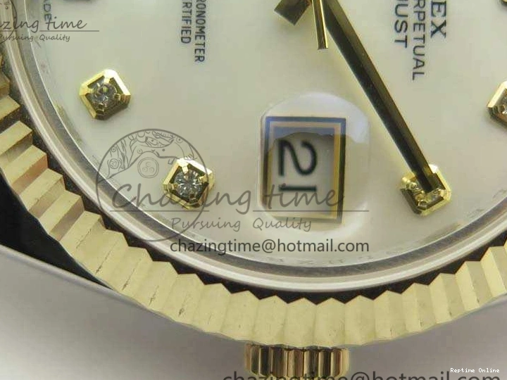 0210 DateJust II 41mm 14K YG Wrapped BP Maker Best Edition White MOP Dial On Jubilee Bracelet A Versatile 3476